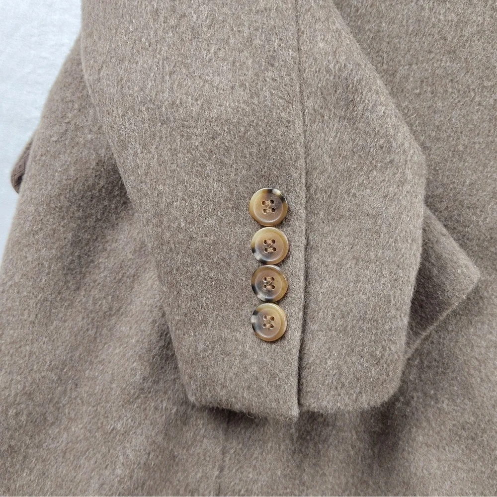 Turnbury 50R 100% Camel Hair Sport Coat Blazer Brown 2 Button Mens Jacket